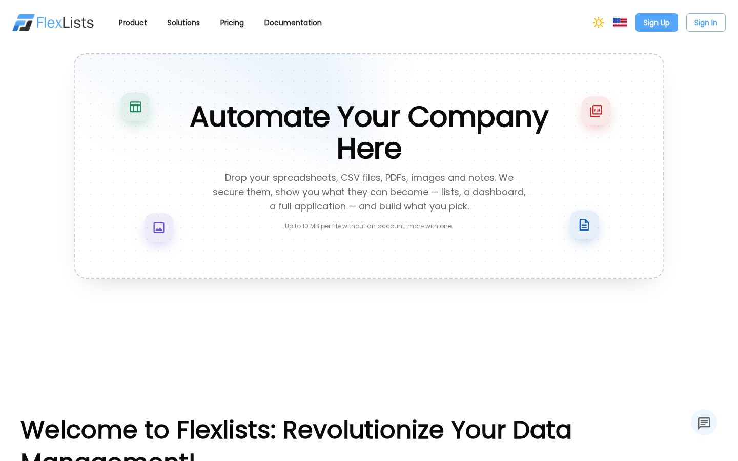 Flexlists — flexlists.com homepage